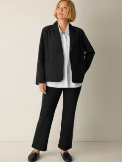 Washable Stretch Crepe Kick Pant