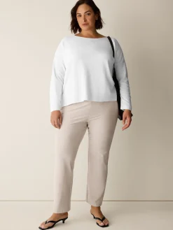 Washable Stretch Crepe Kick Pant