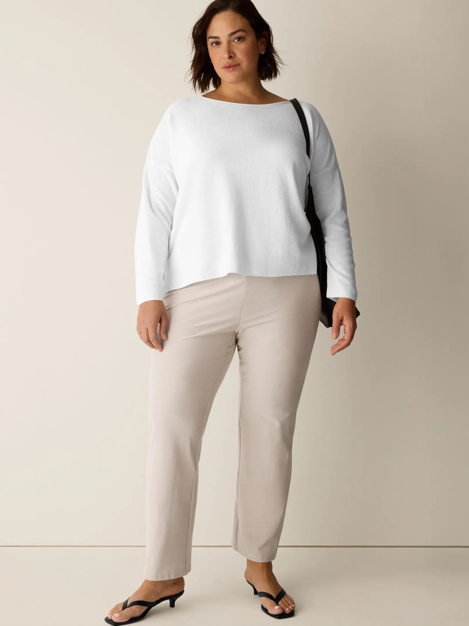 Washable Stretch Crepe Kick Pant
