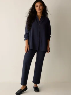 Washable Stretch Crepe Kick Pant