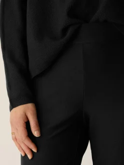 Washable Stretch Crepe Slim Pant