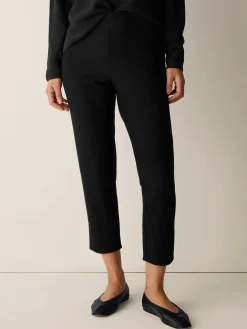 Washable Stretch Crepe Slim Pant