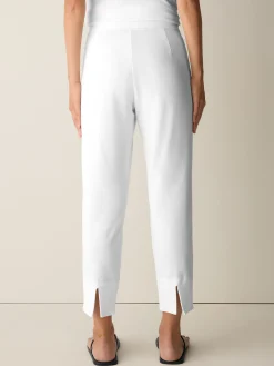 Washable Stretch Crepe Slim Pant