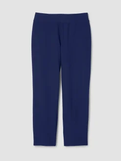 Washable Stretch Crepe Slim Pant