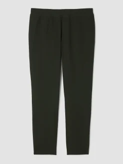 Washable Stretch Crepe Slim Pant
