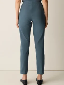 Washable Stretch Crepe Slim Pant