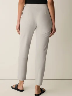 Washable Stretch Crepe Slim Pant