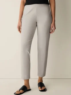 Washable Stretch Crepe Slim Pant