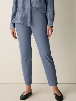 Washable Stretch Crepe Slim Pant