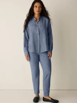 Washable Stretch Crepe Slim Pant