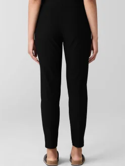 Washable Stretch Crepe Slim Pant