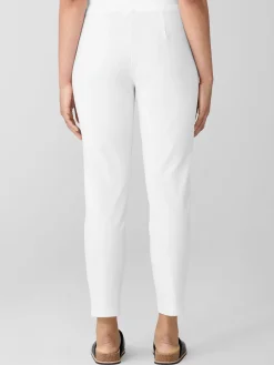 Washable Stretch Crepe Slim Pant