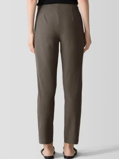 Washable Stretch Crepe Slim Pant