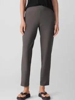 Washable Stretch Crepe Slim Pant