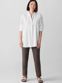Washable Stretch Crepe Slim Pant