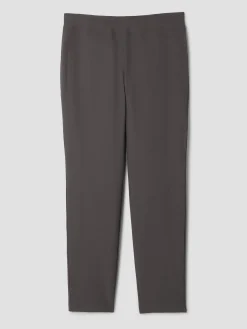 Washable Stretch Crepe Slim Pant