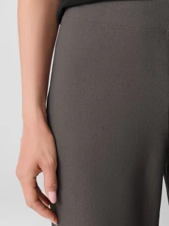 Washable Stretch Crepe Slim Pant