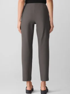 Washable Stretch Crepe Slim Pant