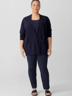 Washable Stretch Crepe Slim Pant