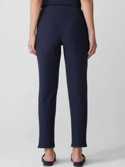 Washable Stretch Crepe Slim Pant