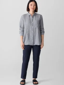 Washable Stretch Crepe Slim Pant