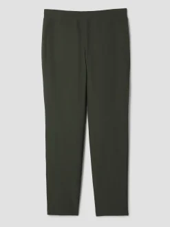 Washable Stretch Crepe Slim Pant