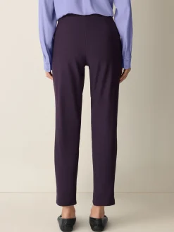 Washable Stretch Crepe Slim Pant