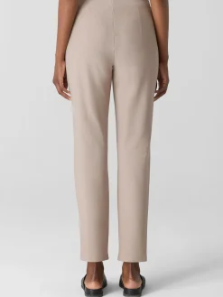 Washable Stretch Crepe Slim Pant