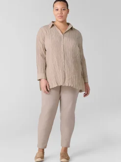 Washable Stretch Crepe Slim Pant