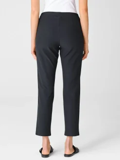Washable Stretch Crepe Slim Pant