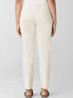 Washable Stretch Crepe Slim Pant