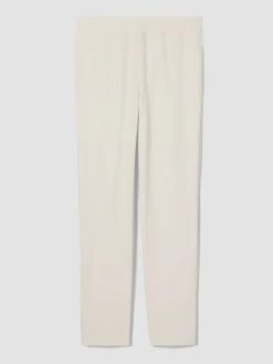 Washable Stretch Crepe Slim Pant