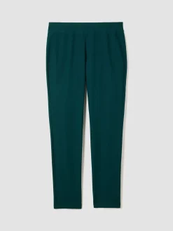 Washable Stretch Crepe Slim Pant