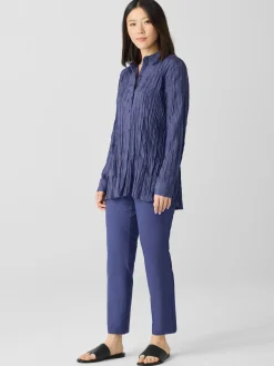 Washable Stretch Crepe Slim Pant