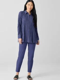 Washable Stretch Crepe Slim Pant