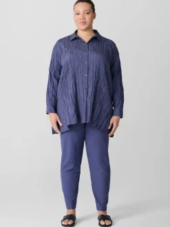 Washable Stretch Crepe Slim Pant