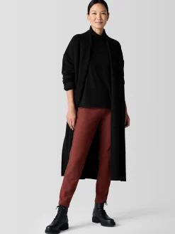 Washable Stretch Crepe Slim Pant