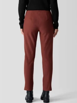 Washable Stretch Crepe Slim Pant