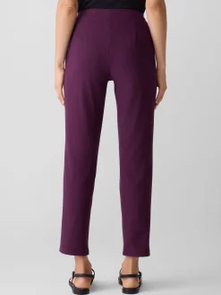 Washable Stretch Crepe Slim Pant