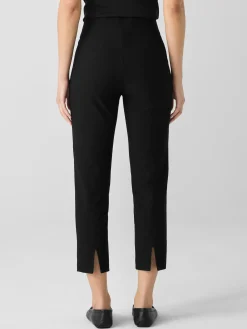 Washable Stretch Crepe Slim Pant