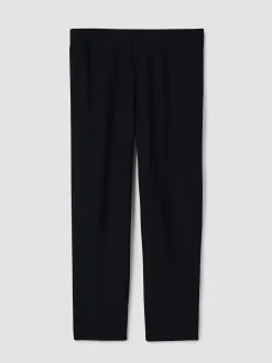 Washable Stretch Crepe Slim Pant