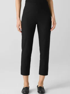Washable Stretch Crepe Slim Pant
