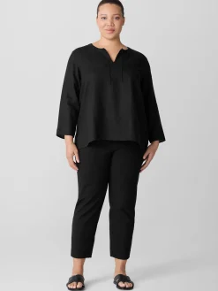 Washable Stretch Crepe Slim Pant