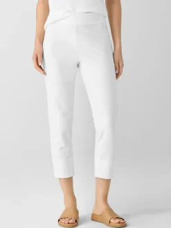 Washable Stretch Crepe Slim Pant