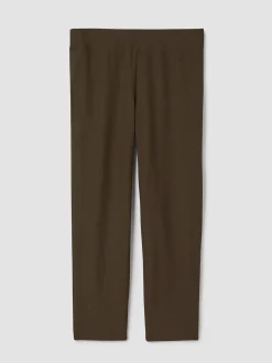 Washable Stretch Crepe Slim Pant
