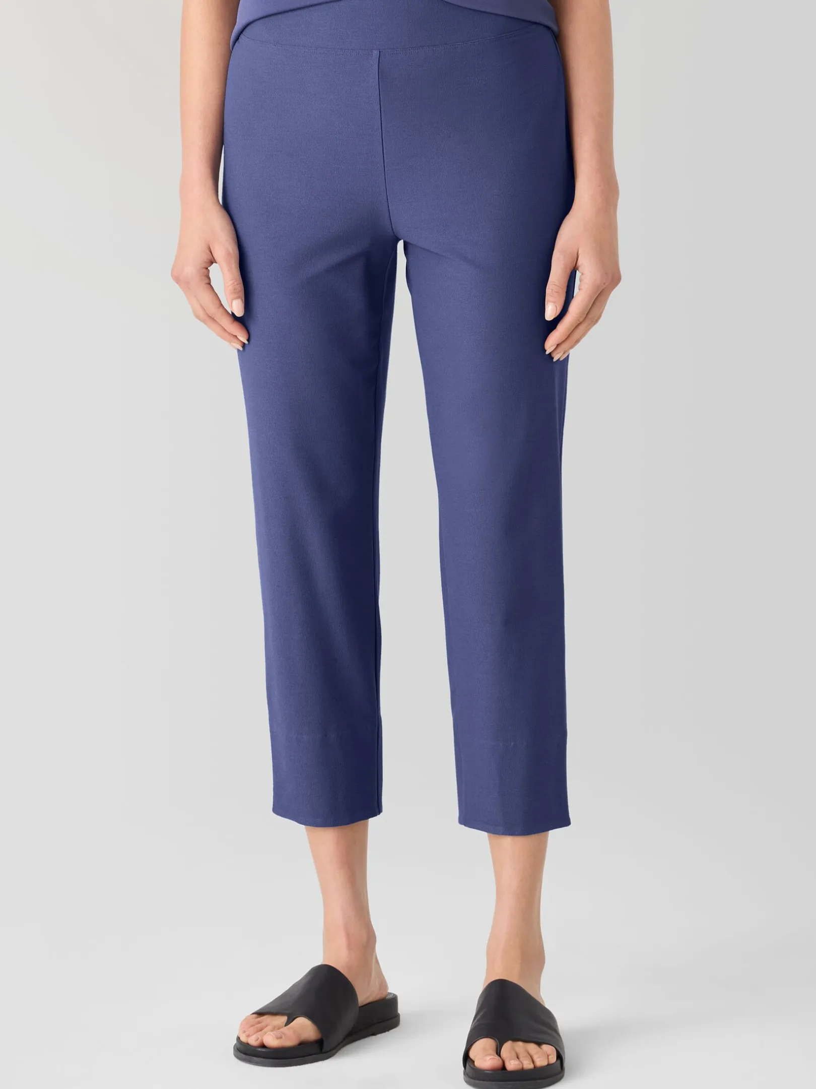 Washable Stretch Crepe Slim Pant