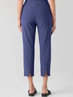 Washable Stretch Crepe Slim Pant