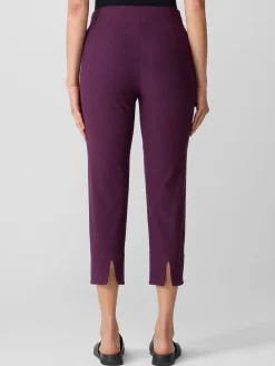 Washable Stretch Crepe Slim Pant