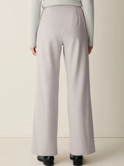 Washable Stretch Crepe Straight Pant
