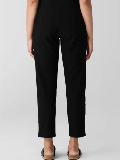 Washable Stretch Crepe Straight Pant